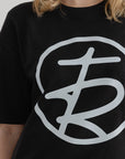 "The Jordan" Oversized Tee - Black