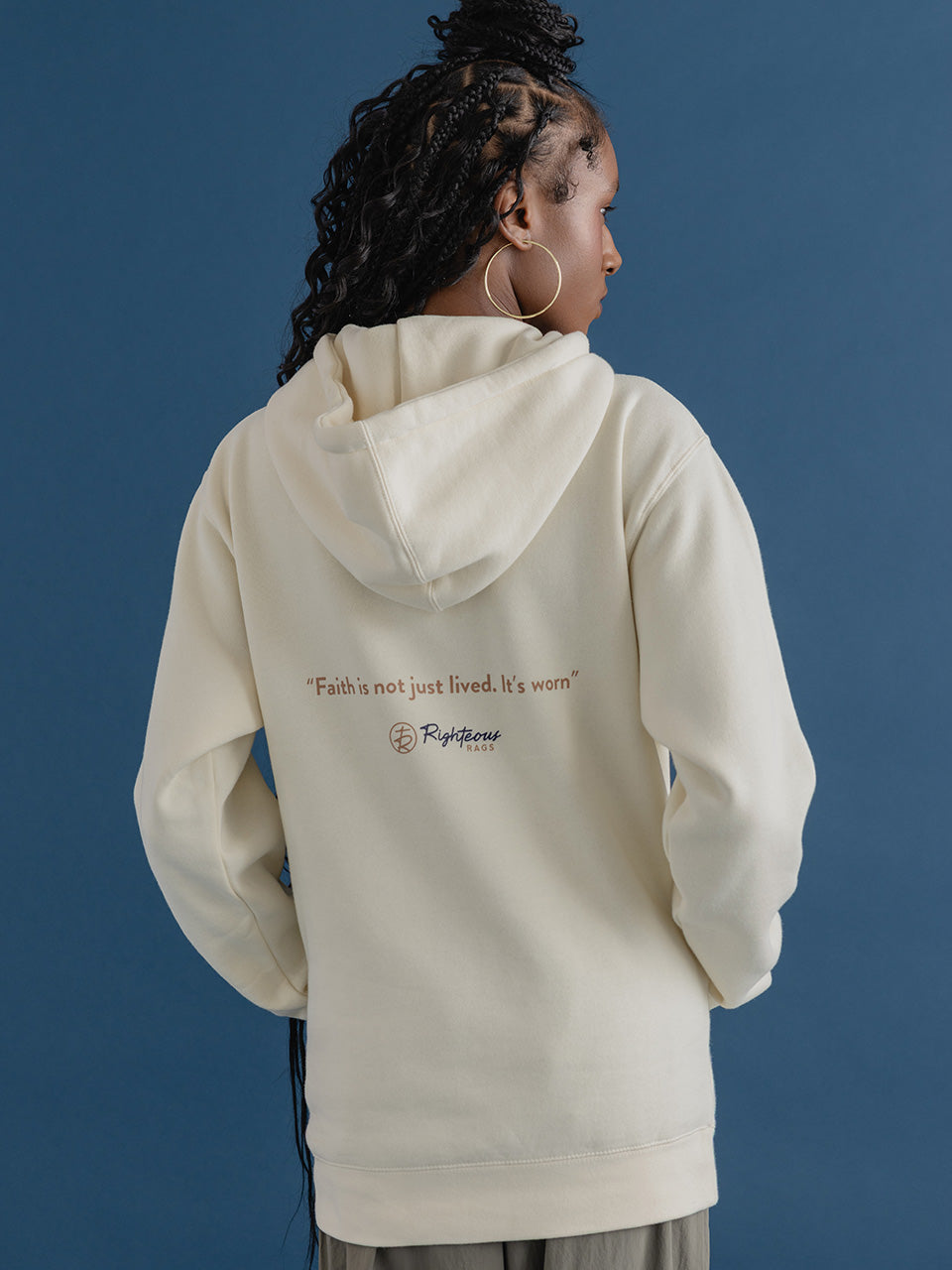 "The Journey" Hoodie - Bone